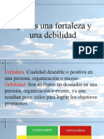 Qué Es Una Fortaleza y Una Debilidad