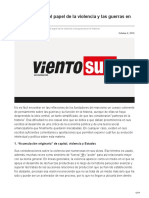 Vientosur - Info-Marx y Engels y El Papel de La Violencia y Las Guerras en La Historia