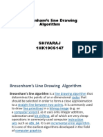 Bresenham's Line Drawing Algorithm