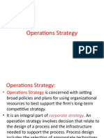Unit Two Operations Strategy