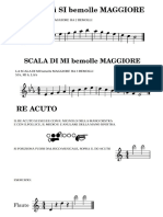 Scala Flauto Mi b+RE