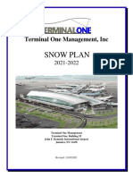 Winter Snow Plan JFK Terminal 1 (2021-22)