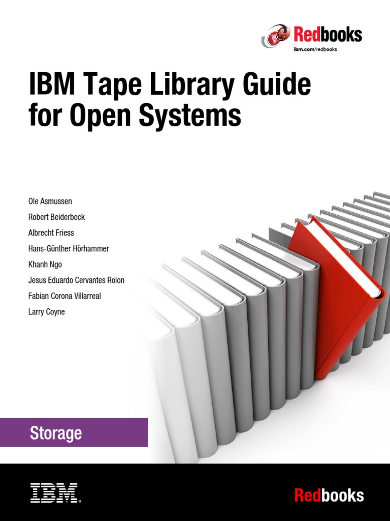 IBM Tape Library Guide For Open Systems PDF Information Age