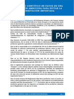 Manifiesto Científicos Deforestación Importada