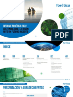 Informe Forética 2022. Sostenibilidad, la visión ante un futuro incierto