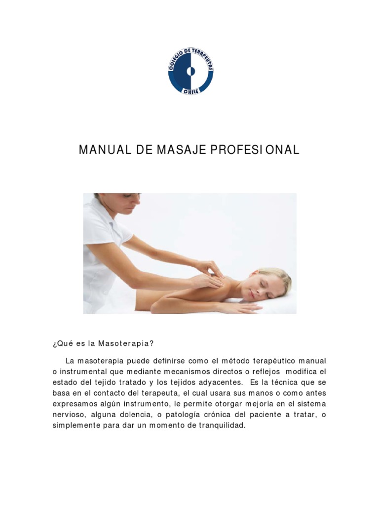Masaje Profesional PDF Masaje