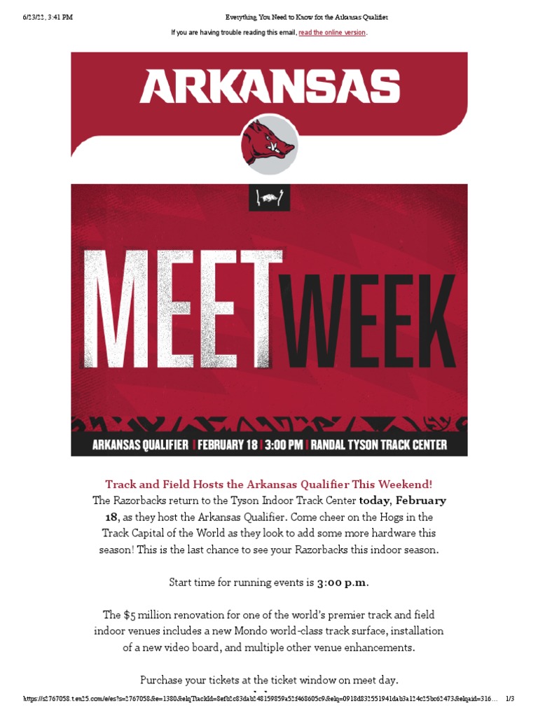Everything You Need To Know For The Arkansas Qualifier PDF