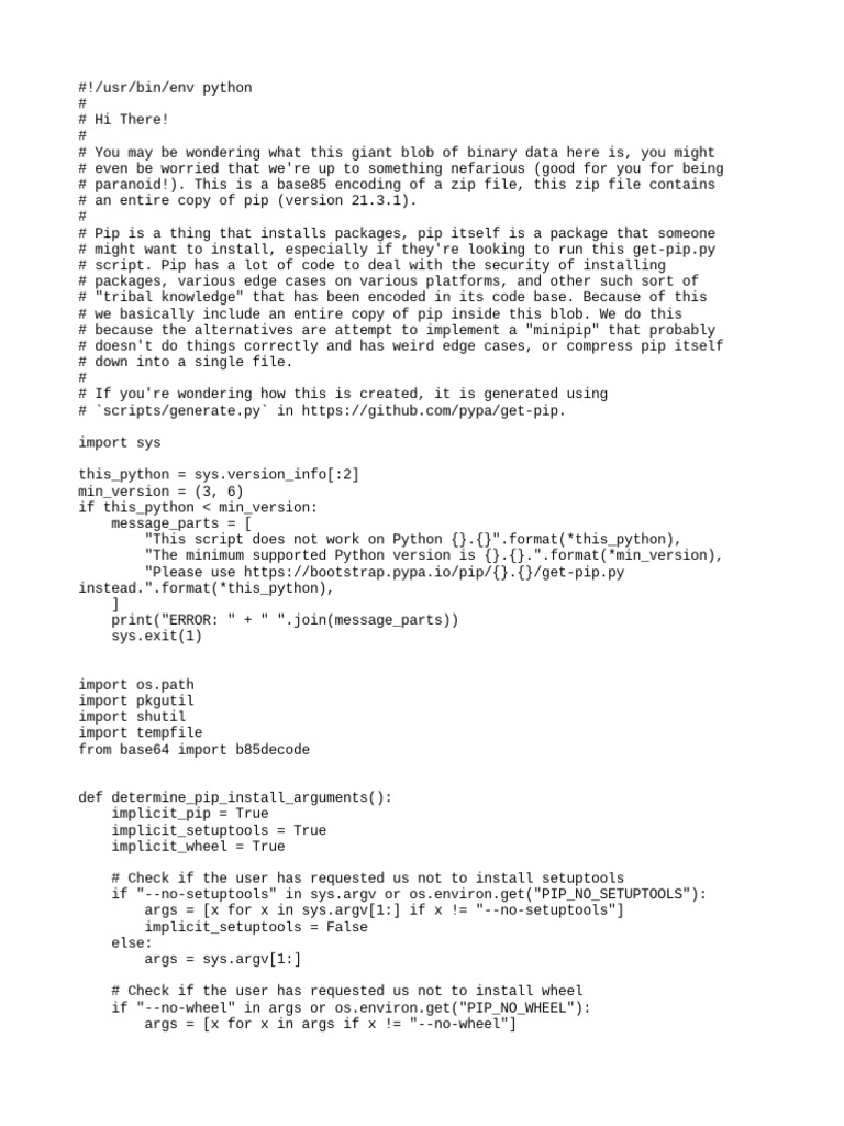 Get-Pip Py | PDF | Computer File Formats | Computer Data