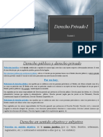 Derecho Privado I: Relaciones Jurídicas entre Particulares