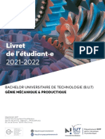 Livret Etudiant - But GMP - 2021-2022