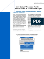 Intel Itanium Processor Family Reference Guide: IA-32 Execution Layer