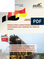 Modelo manutenção linhas ferroviárias Angola