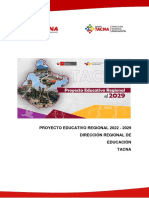 Proyecto Educativo Regional de Tacna 2022 - 2029