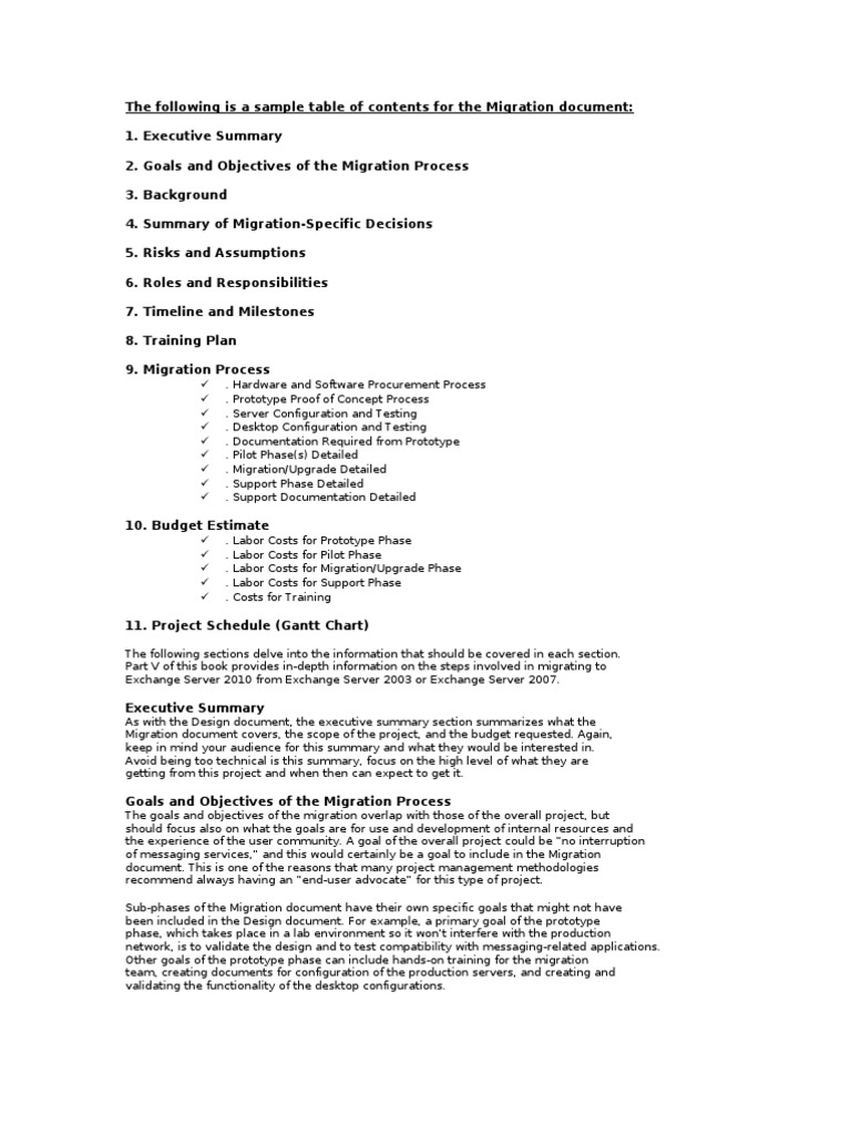 Exchange Server Migration Guide | PDF | Prototype | Microsoft Exchange ...