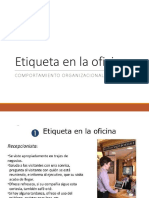 CLASE - Etiqueta en La Oficina