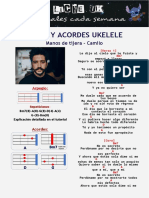 Manos de Tijera - Camilo. Letra y Acordes para UKELELE