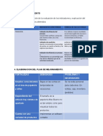 Plan de Mejoramiento