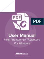 FoxitPhantomPDFStandard73 Manual