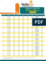 Ungu Minimalis Jadwal Imsakiyah Ramadan 1444 H Poster