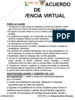 Acuerdo de Convivencia Virtual