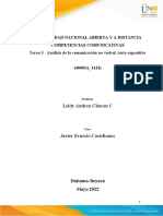 Tarea 3 Análisis de La Comunicacion, No Verbal