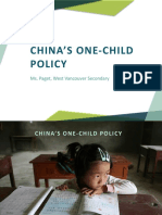 China One-Child Policy - PPT Slides