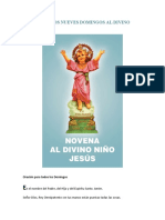 Novena de Los Nueves Domingos Al Divino Niño Jesús