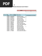 Jumlah Siswa: Nama Paket Tes:: 15 Postes Numerasi Level 2 Kelas 5