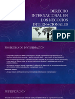 Derecho Internacional en Los Negocios Internacionales