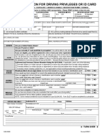 Information in Boxes MUST Be Completed Prior To Visiting A DMV Representative. Please PRINT in Black or Blue Ink Only