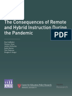 The Consequences of Remote and Hybrid Instruction During The Pandemic