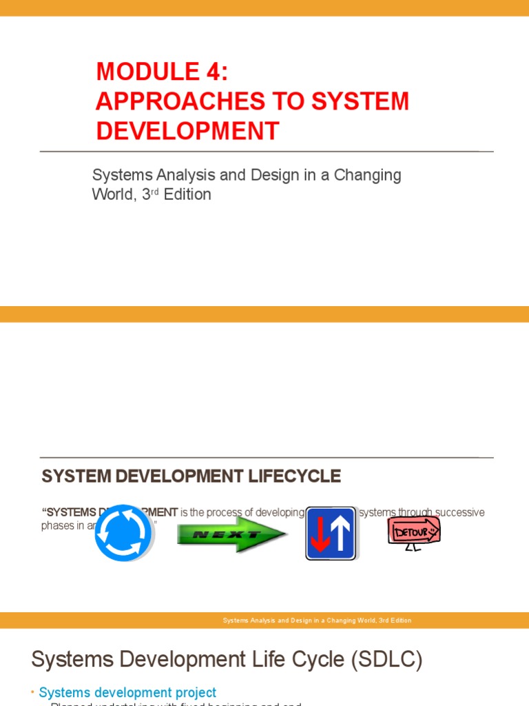 Module 4 - Approach To System Development | PDF | Software Development ...