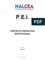 P.E.I. CON PLAN DE ESTUDIOS Editable