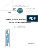 Polycopié Exercices Corrigés Chimie Des Solutions Aqueuses Chimie 03- 2ème Année_compressed