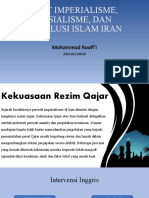 Post Imperialisme, Sosialisme, Dan Revolusi Islam