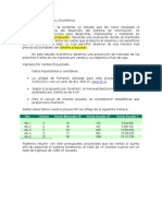 Factibilidad Financiera y Económica