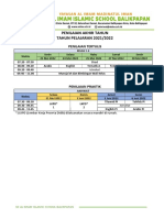 Penilaian Akhir Tahun TK 2021/2022 SD Al Imam Islamic School Balikpapan