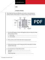 Worksheet C9.04: The Industrial Electrolysis of Brine
