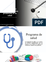 Descripción Del Programa de Acción Promoción de La Salud