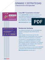 Folleto Programas y Estrategias SENADIS