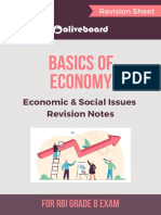 Basics of Economy: Economic & Social Issues Revision Notes