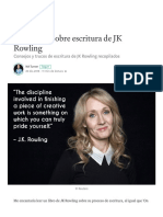 8 Lessons - Writing - J.K. Rowling