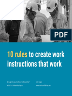 10 Rules That Help You Create Work Instructions That Work