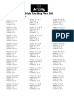 Bible Reading Plan 365