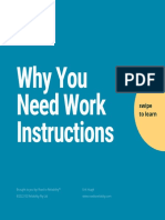 Why You Need Work Instructions