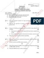 Be - Electronics and Telecommunication Engineering - Semester 8 - 2019 - November - Mobile Communication MC Pattern 2015