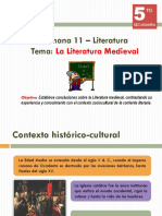 Semana 11 - Literatura Medieval - Literatura