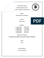 Características Deseables de Un Sistema de Recursos Humanos Grupo 2