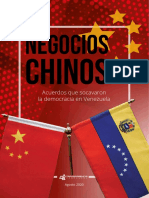 Negocios Chinos Transparencia Venezuela Agosto 2020