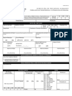 Formato Formulario de Transferencia Promocion de Personal